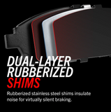 Powerstop Z16 Evolution Ceramic Rear Brake Pads for '20-'25 Z51 C8 Corvette (16-8010)