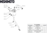 Mishimoto Carbon Fiber Baffled Oil Catch Can Kit for '20-'25 C8 Corvette (MMBCC-C8-20PCF)
