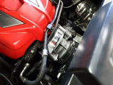 In-engine view of aFe Silver Bullet Throttle Body Spacer for Stock Air Intake Kit for '20-'23 C8 Corvette offered by Upstate Speed.