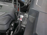 In-engine view of aFe Silver Bullet Throttle Body Spacer for aFe Track and Black Series Carbon Fiber Cold Air Intake Kits for '20-'23 C8 Corvette offered by Upstate Speed.