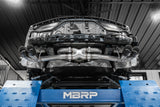 MBRP 3" Non-Valved Stainless Steel Cat-Back w/ Quad Carbon Fiber Tips for '20-'25 C8 Corvette (S70403CF)