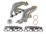 Alternate view of aFe 1-7/8" Twisted Steel 304 Brushed Stainless Steel Headers for '20-'23 C8 Corvette offered by Upstate Speed.