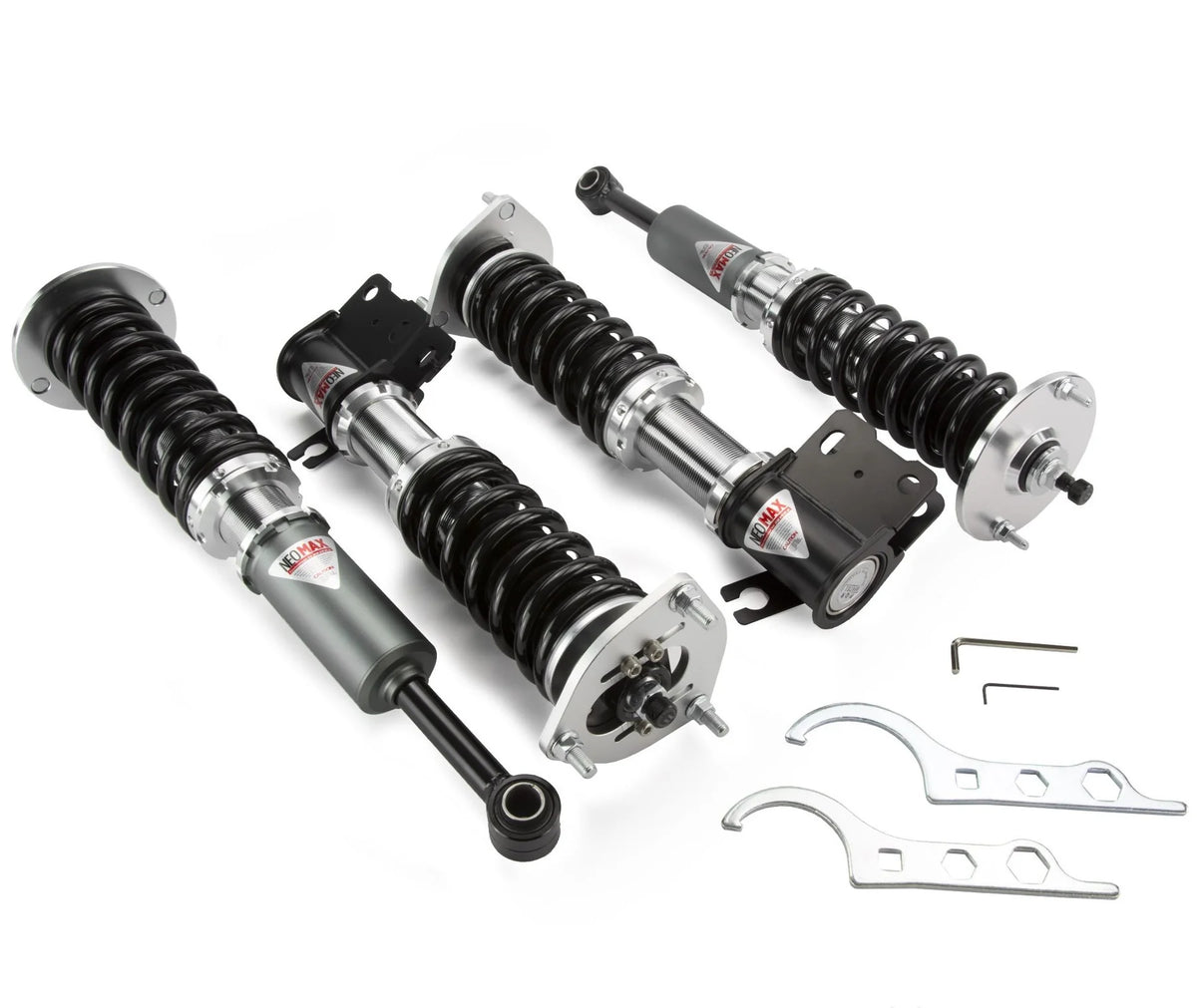 Amortiguadores con resorte Neomax de suspensión Silver para Evo 4/5/6 '96-'00 (SM1005)