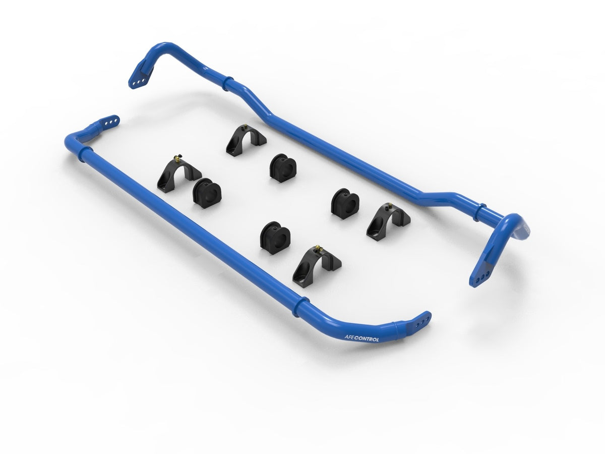 aFe CONTROL 3-Way Adjustable Front / Rear Sway Bar Set for '20-'25 C8 Corvette (440-401008-L)
