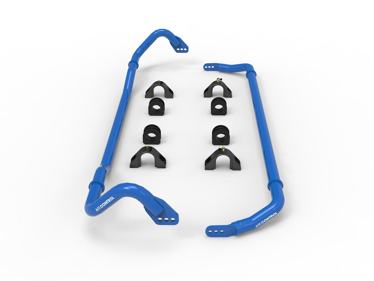 aFe CONTROL 3-Way Adjustable Front / Rear Sway Bar Set for '20-'25 C8 Corvette (440-401008-L)