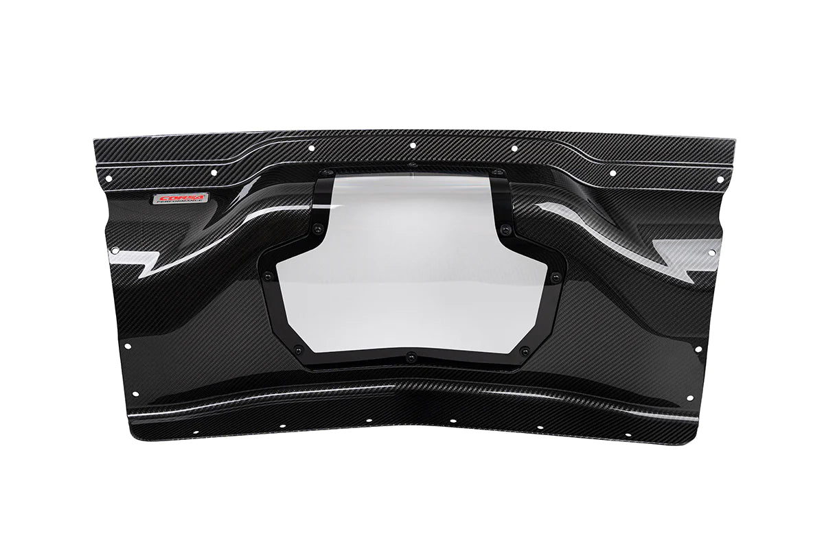 CORSA Carbon Fiber Clear Trunk Panel for '20-'25 C8 Corvette (44009)