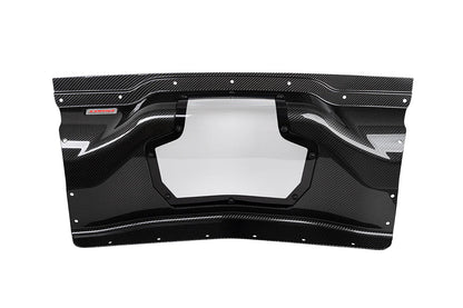 CORSA Carbon Fiber Clear Trunk Panel for '20-'25 C8 Corvette (44009)
