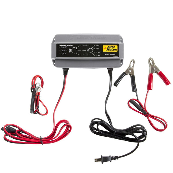 Extensor/tierno de batería AutoMeter, 6 V, 8 V, 12 V, 16 V/5 A (BEX-5000) 