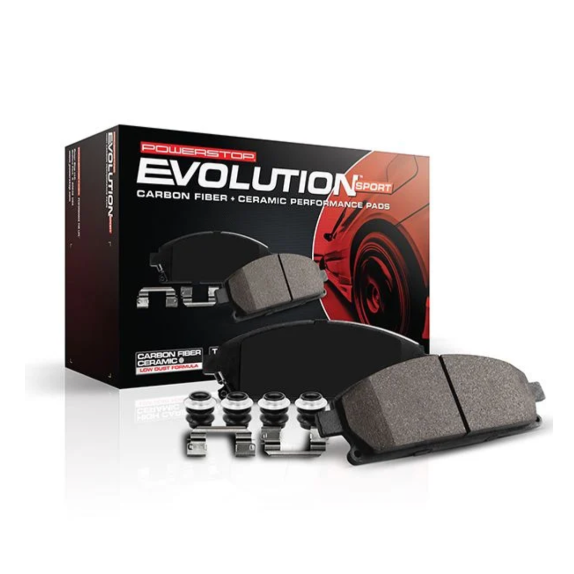 Powerstop Z23 Evolution Sport Carbon Fiber Rear Brake Pads for '20-'25 C8 Corvette (Z23-8008)