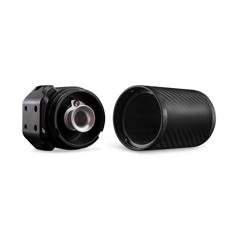 Mishimoto Carbon Fiber Baffled Oil Catch Can Kit for '20-'25 C8 Corvette (MMBCC-C8-20PCF)