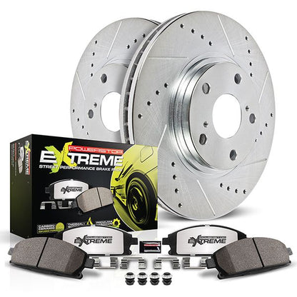 Kit de actualización de frenos PowerStop Z26 Street Warrior para Corvette C8