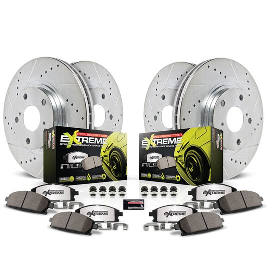 Kit de actualización de frenos PowerStop Z26 Street Warrior para Corvette C8
