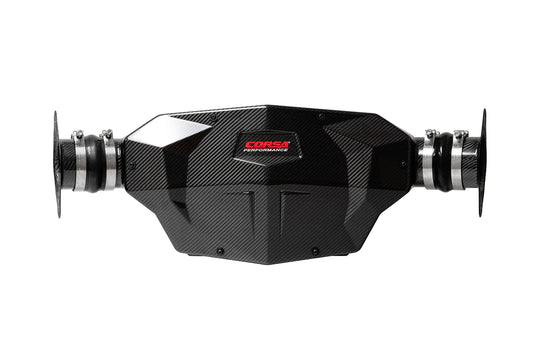 Admisión de fibra de carbono CORSA Performance con filtros DryTech para Corvette C8 '20-'23 (44003D)