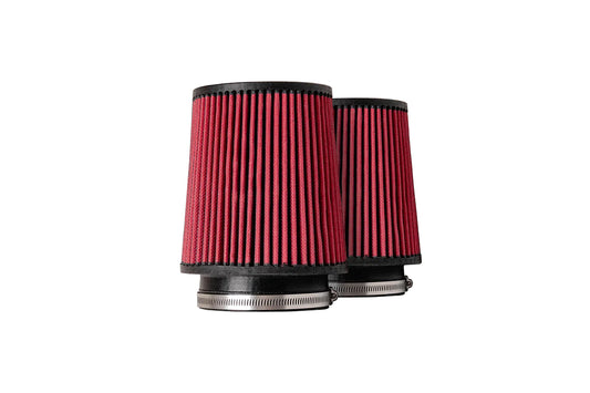 Filtros de aire de admisión de fibra de carbono CORSA Performance de repuesto para Corvette C8 '20-'23 (5166D)