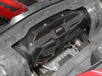 In-car view of aFe Black Series Carbon Fiber Cold Air Intake for '20-'23 C8 Corvette