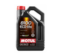 MOTUL Engine Oil 0W20 8100 ECO-LITE 5L Jug (108536)