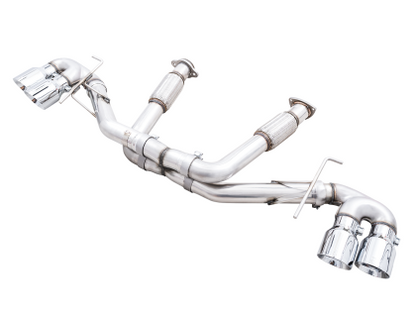 AWE Tuning Track Edition Cat-Back sin válvula para Corvette C8 '20-'23