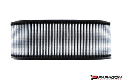 Front view of aFe Factory Air Box Magnum FLOW Pro DRY S Air Filter for '20-'23 C8 Corvette offered by Upstate Speed.