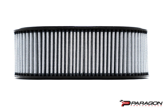 Front view of aFe Factory Air Box Magnum FLOW Pro DRY S Air Filter for '20-'23 C8 Corvette offered by Upstate Speed.