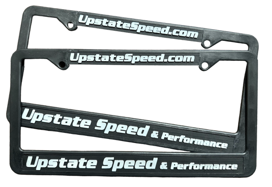 Upstate Speed & Performance License Plate Frames (Set of 2)