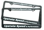 Upstate Speed & Performance License Plate Frames (Set of 2)