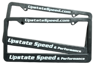 Upstate Speed & Performance License Plate Frames (Set of 2)